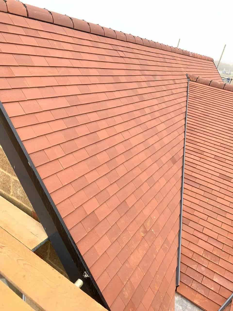 This is a photo of a new build Roof installed in Dover Kent. Works carried out by Dover Roofers